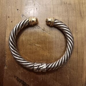 14k gold sterling silver bracelet bjc